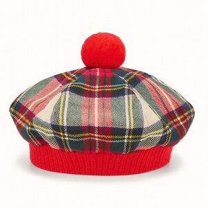 Tam O’ Shanter Plaid Pure Wool Hat